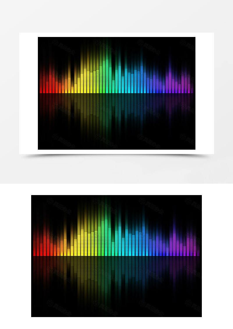 音乐节音浪背景图