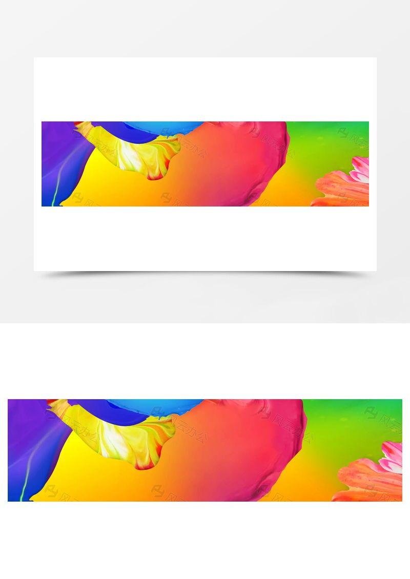 彩繪背景banner