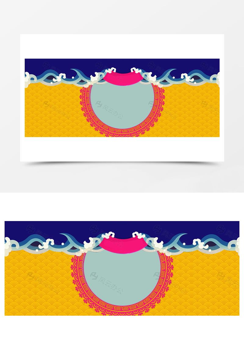 新春創(chuàng)意背景banner海報