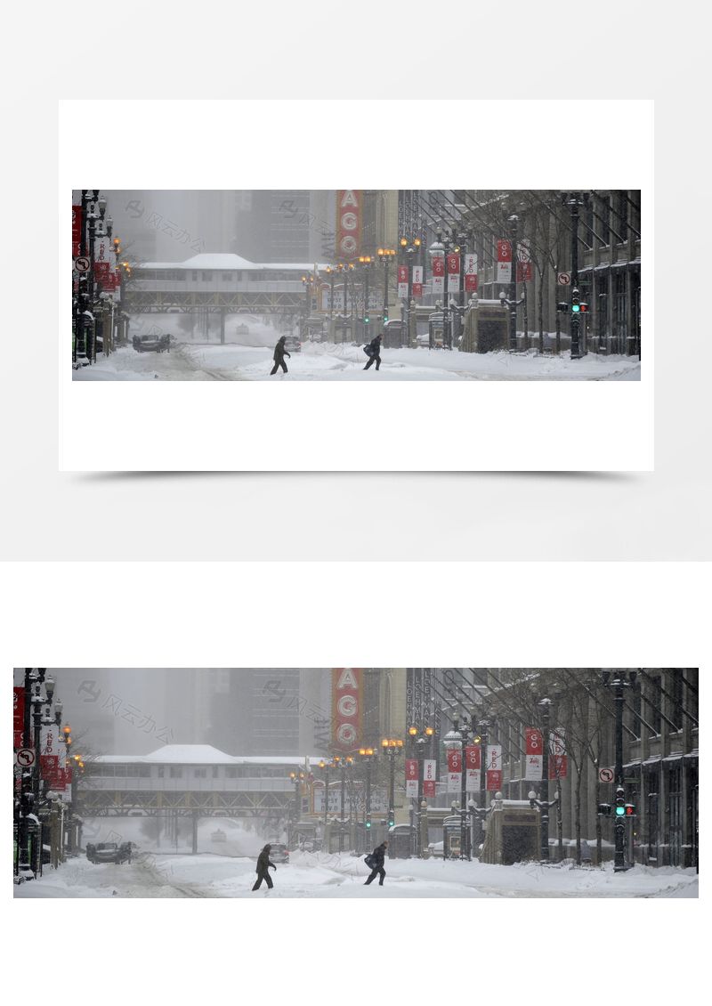 歐美街景banner素材背景圖片