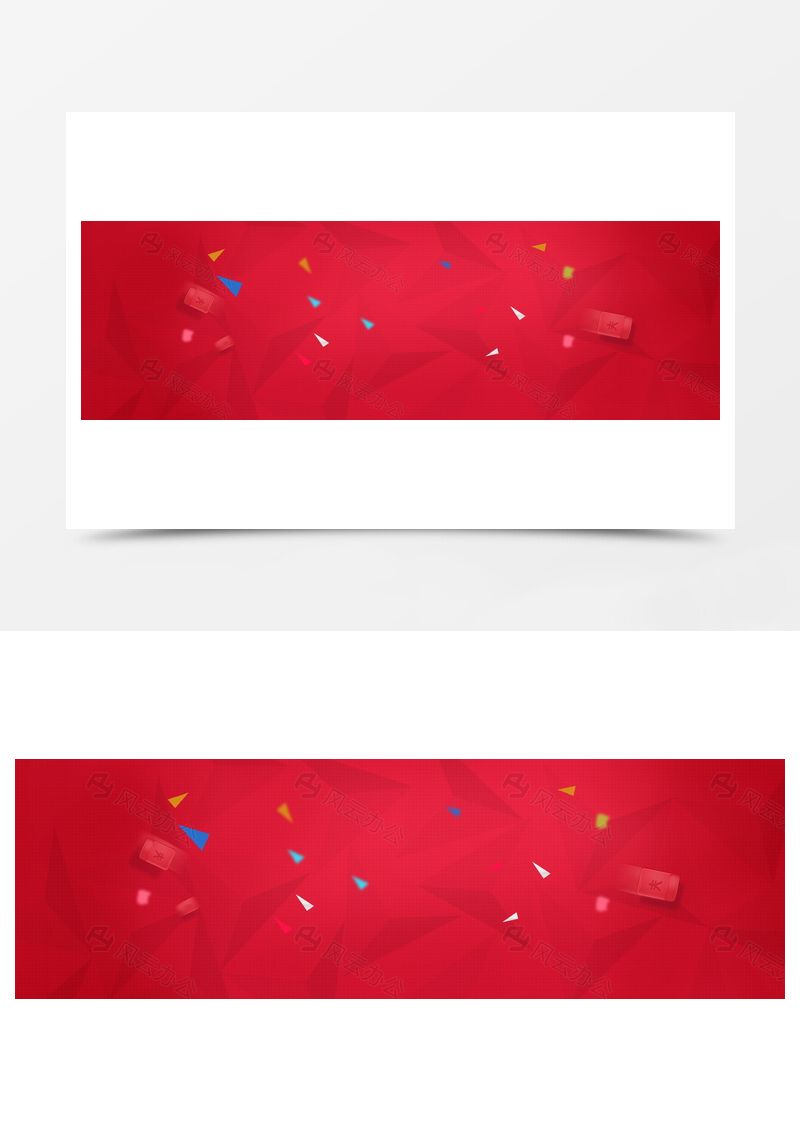 几何背景创意banner