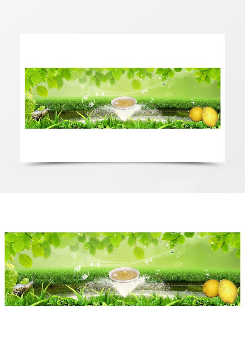 蜂蜜广告海报banner背景图片