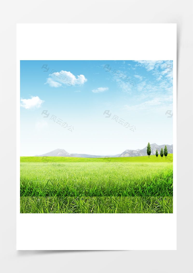 简约绿色素材背景图片