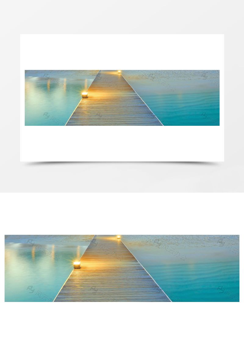 唯美湖边背景