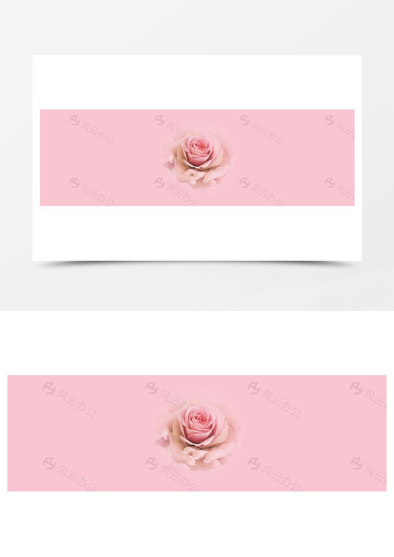 美甲玫瑰花背景banner