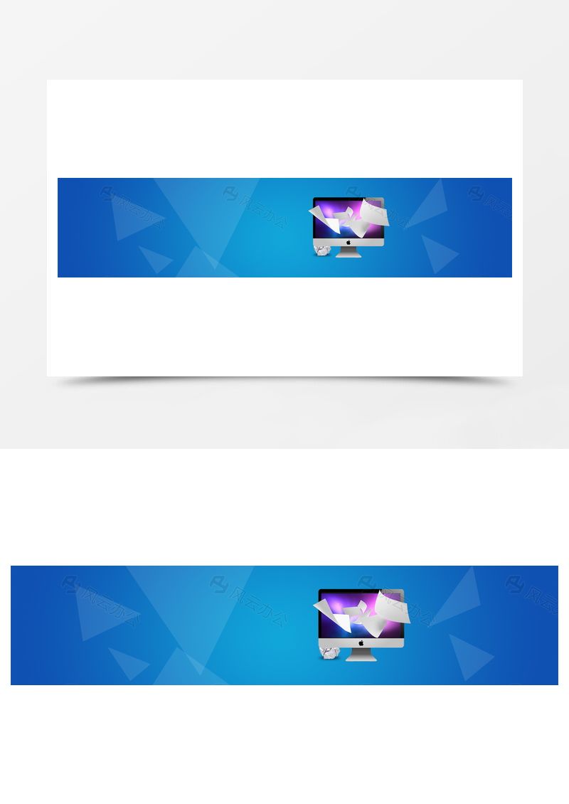 互联网电子时代立体炫酷背景banner