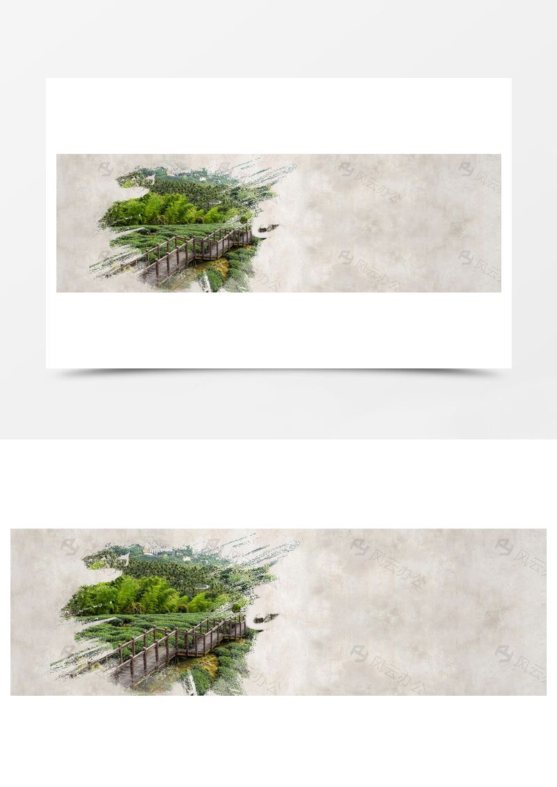 創(chuàng)意水墨中國風(fēng)海報背景