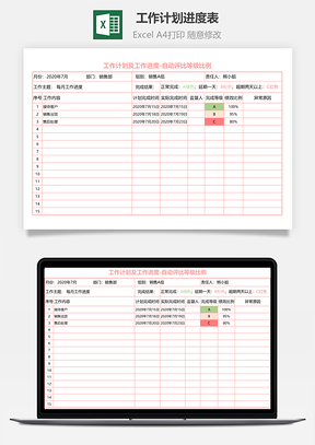 其他工作计划进度表