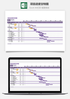 项目进度甘特图