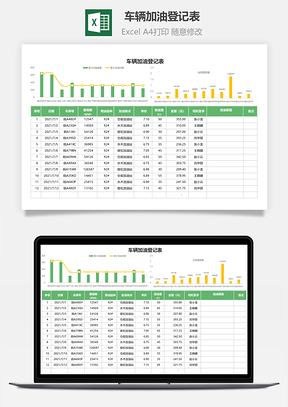 车辆加油登记表