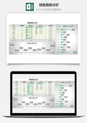 銷(xiāo)售圖表分析