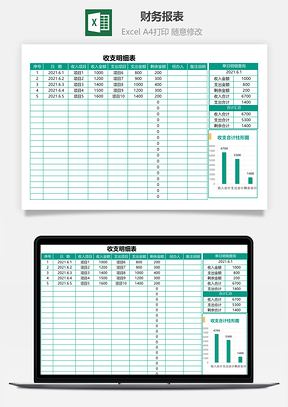 財(cái)務(wù)報(bào)表-收支表-可查詢