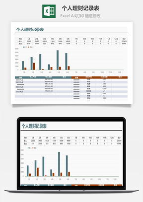 個(gè)人理財(cái)記錄表