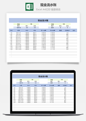 现金流水账