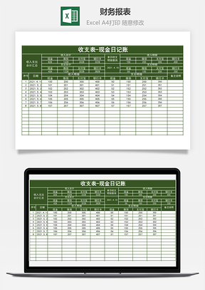 財務(wù)報表（全自動化收支表）