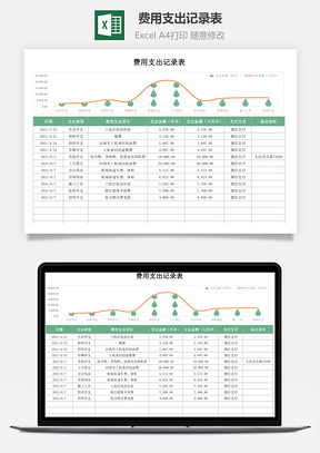 費(fèi)用支出記錄表