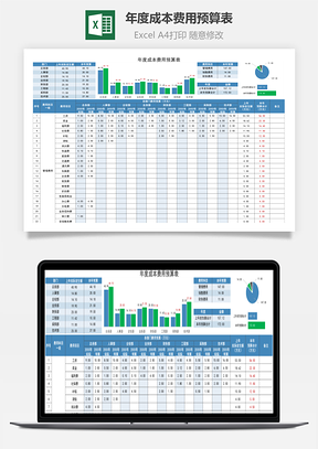 年度成本费用预算表