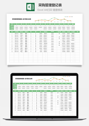 采購(gòu)管理登記表