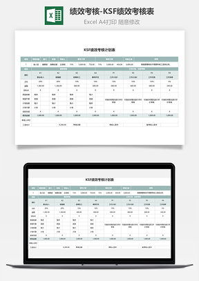 績效考核-KSF績效考核表