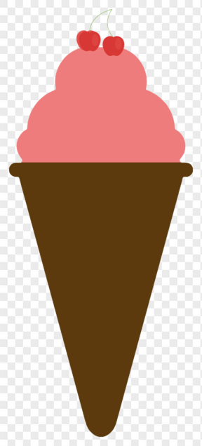 简约扁平卡通夏日冰淇淋元素