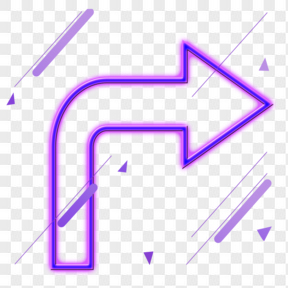 电商紫色装饰箭头