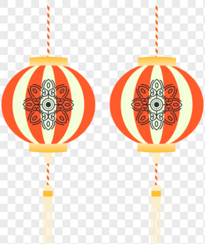 卡通中秋节装饰灯笼设计