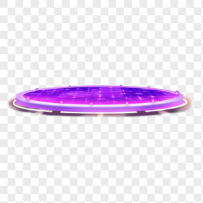 紫色时尚科技霓虹灯光舞台