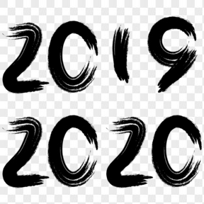 2019 2020 字体设计