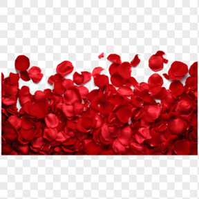 红色浪漫梦幻玫瑰花瓣高清特写