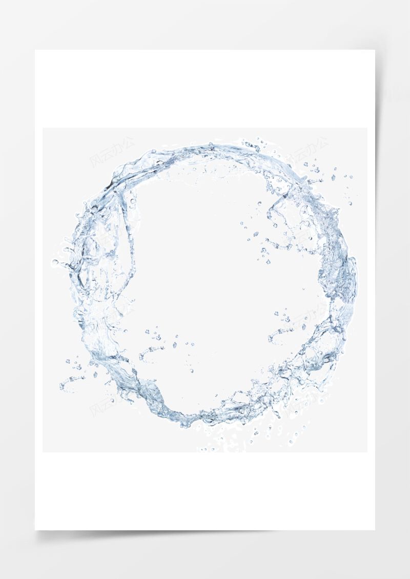 水制边框PNG素材图片