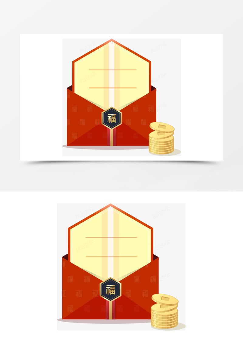 春節(jié)搶年貨紅色矢量元素免扣PNG素材圖片