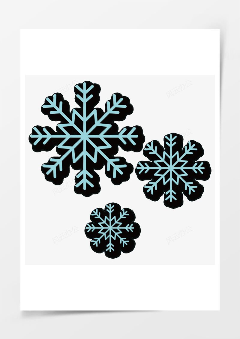 装饰图案雪花PNG素材图片