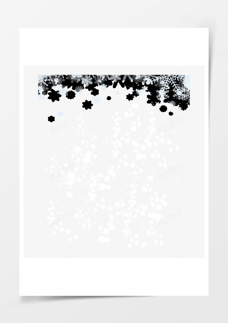 白色雪花PNG素材图片