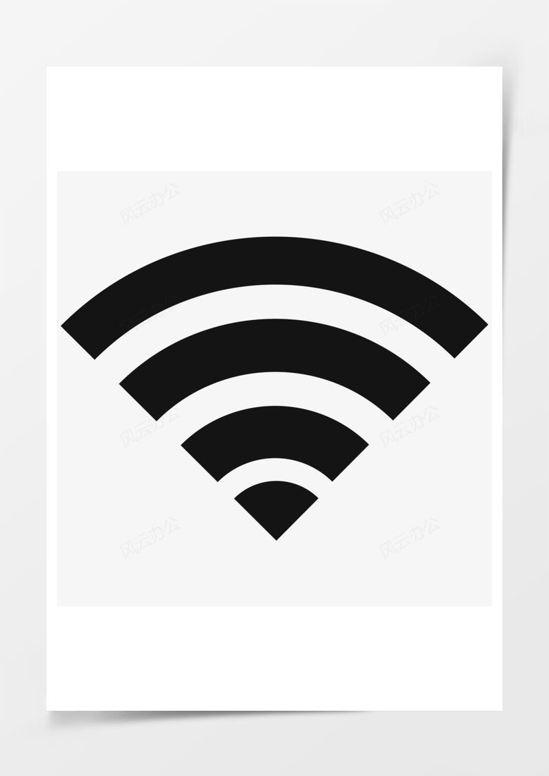 WIFI信号指示图WIFI信号矢量素材