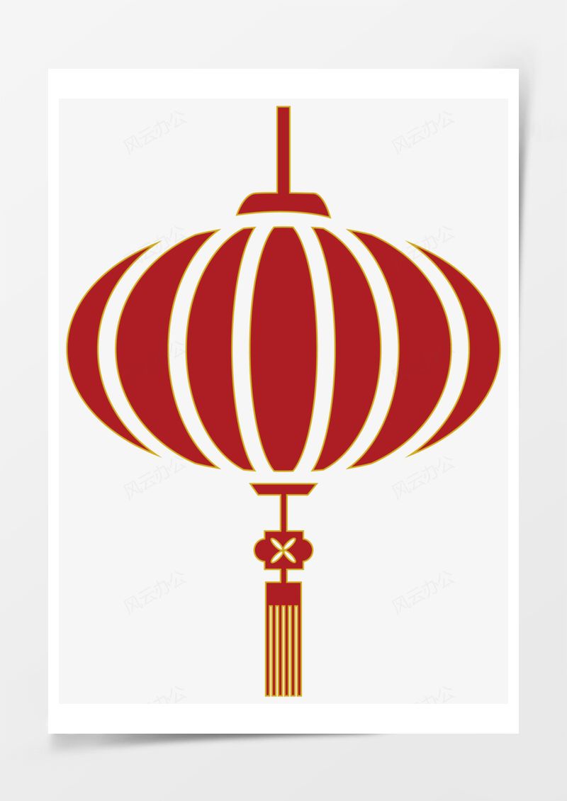 春节灯笼PNG素材图片