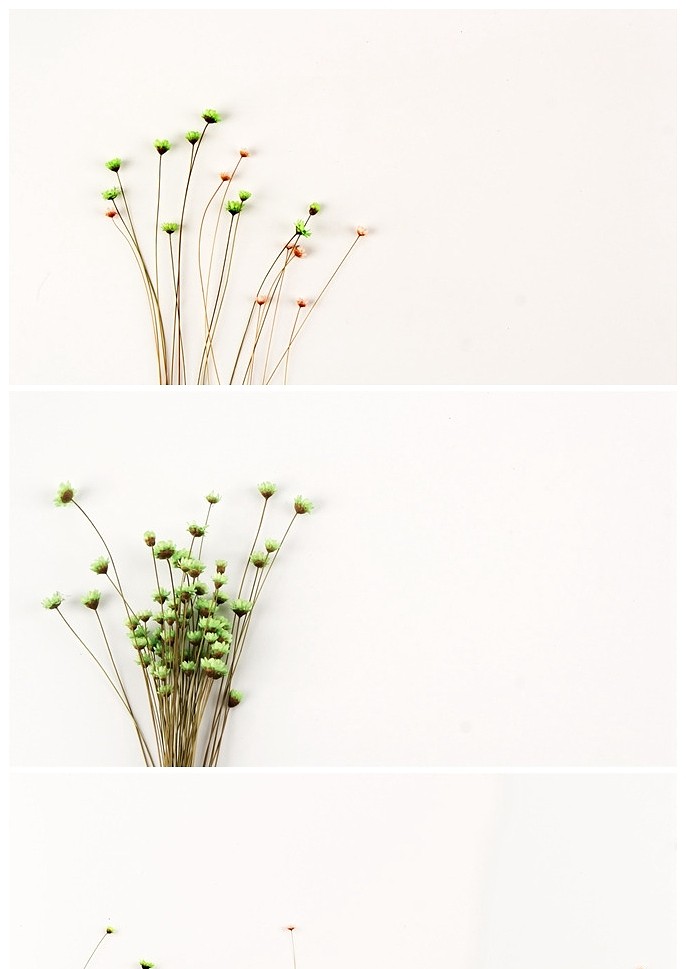 简约花束碎花ppt背景图片