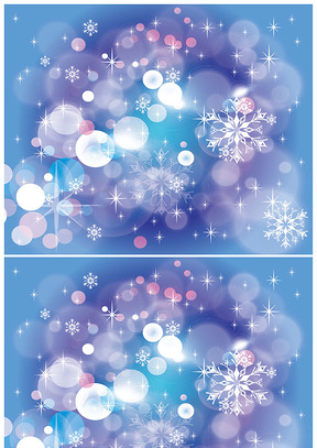 圆点光斑星光雪花图案PS合成背景图片