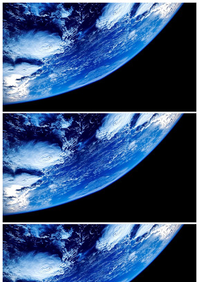 超高清藍色地球ppt圖片