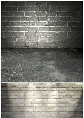 【圖組】懷舊磚墻背景圖片