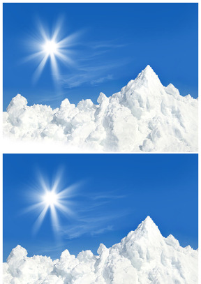 蓝天雪山背景图片