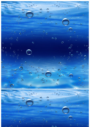 水紋氣泡藍色背景圖片