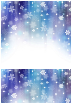 雪花星光图案梦幻拉丝效果蓝色背景图片