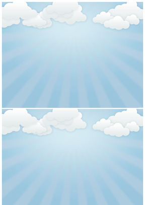 藍天云朵矢量背景圖片