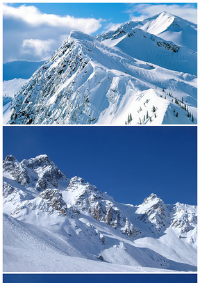 雪山風(fēng)景圖片背景