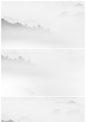 淡雅灰煙霧繚繞水墨山水中國風背景圖片