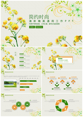 綠色簡(jiǎn)約微粒體時(shí)尚年終工作總結(jié)匯報(bào)計(jì)劃動(dòng)態(tài)PPT模板