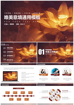2025黃色唯美歐美風(fēng)復(fù)古工作匯報告計劃述職報告動態(tài)PPT模板