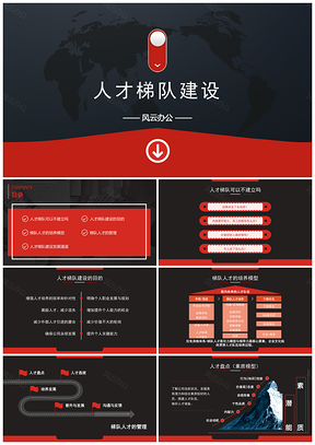 人才梯队的建设PPT模板