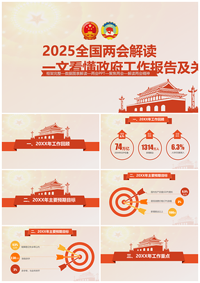 2025紅色兩會(huì)黨課精神解讀PPT模板