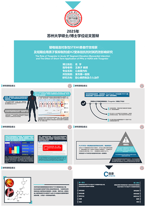 博士学位答辩简约大方医学医疗学位论文答辩PPT模板